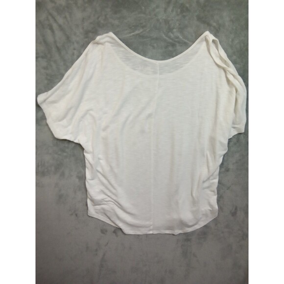 Mudd Womens XL White cold‎ Shoulder Blouse Y2K Classic - Picture 9 of 9